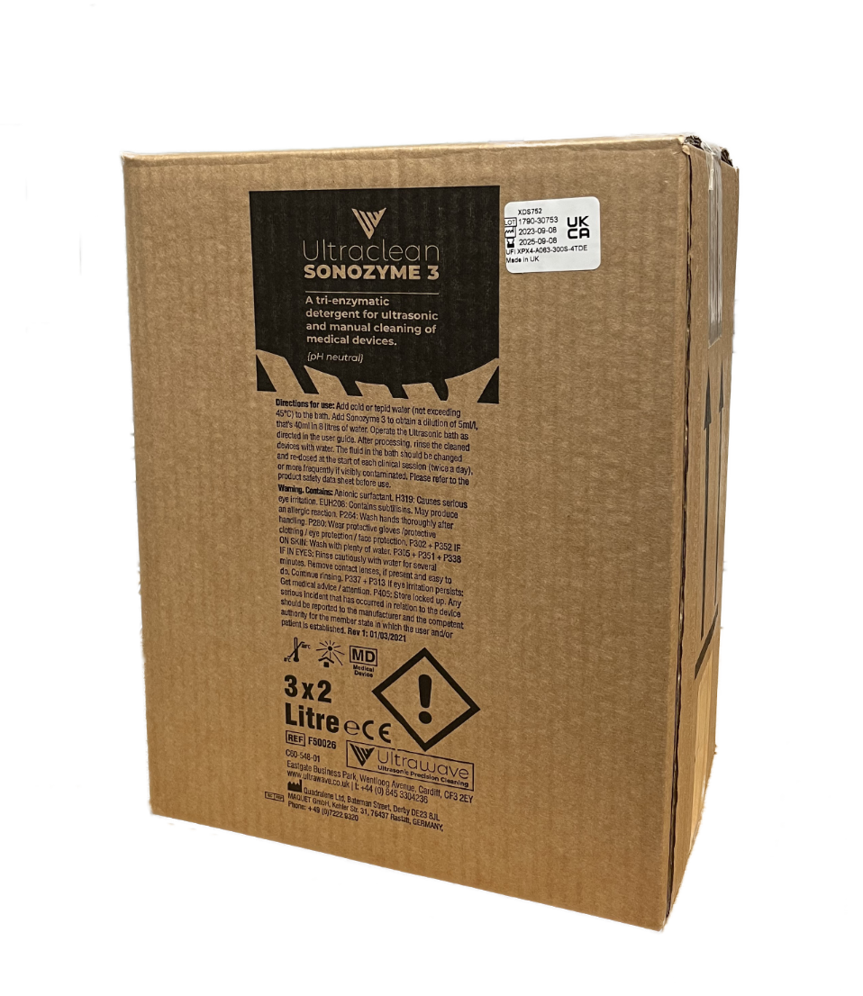 Enzymatic Detergent - Sonozyme 3 Solution Packed